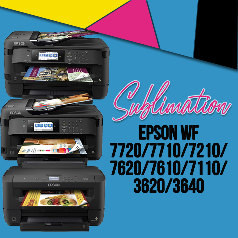 Sublimation Ink Conversion Kit for Epson WF-7710, 7720, 7610, 7620, 7110,  7210, 3640, 3620 | Cosmos Ink®