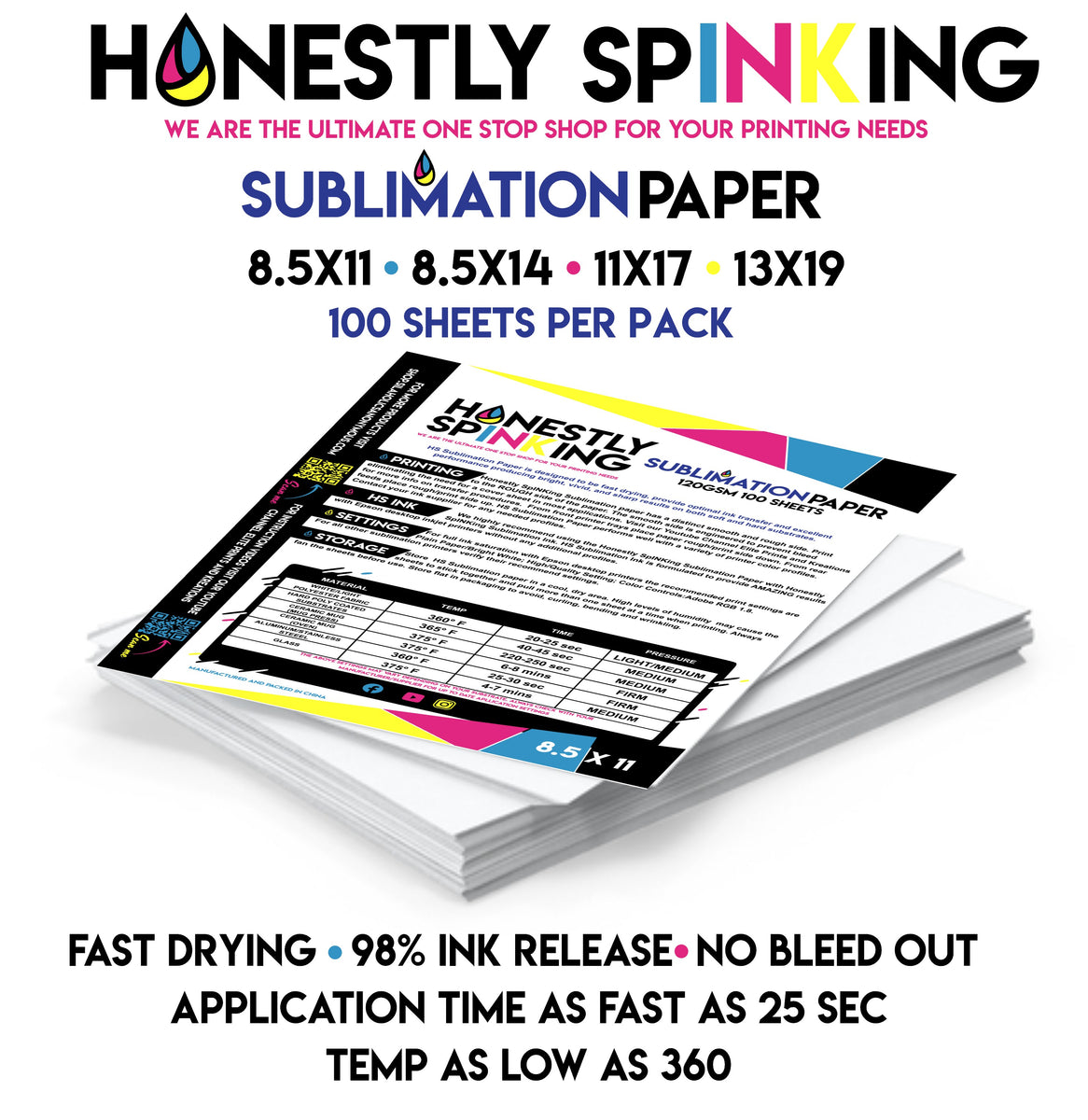 Honest Review of the A Sub Sublimation Paper 8.5 x 14 