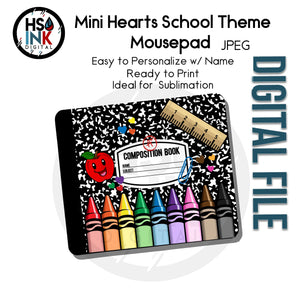 
                  
                    HS INK Digital Notebook School Theme Mousepad Design File
                  
                