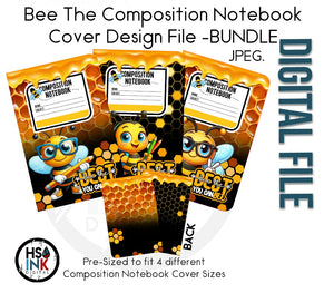 
                  
                    HS INK Digital Bee Theme Composition Notebook Covers Design File
                  
                