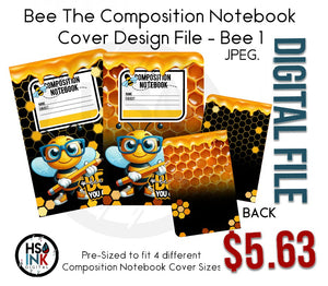 
                  
                    HS INK Digital Bee Theme Composition Notebook Covers Design File
                  
                