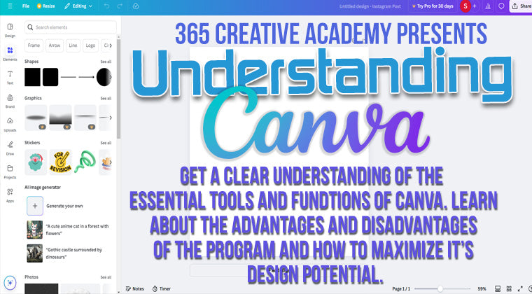 Understanding Canva - 101 – HS INK 365