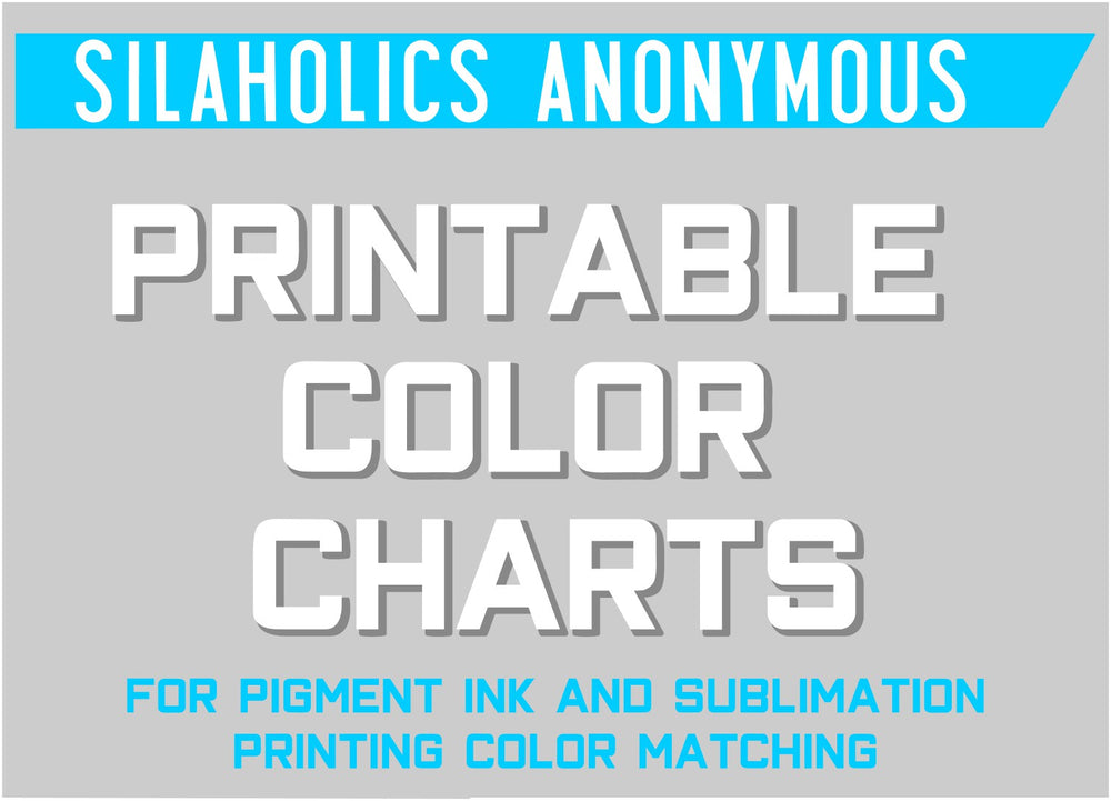 Printable Color  Code and Reference Charts