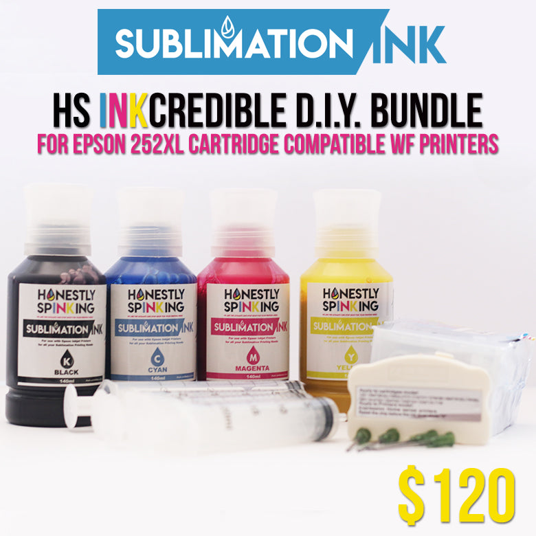 Honestly SpINKing INKcredible Sublimation Ink DIY Bundle – HS INK 365