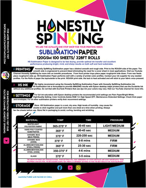 Honestly SpINKing INKcredible Tacky Sublimation Paper Rolls – HS INK 365