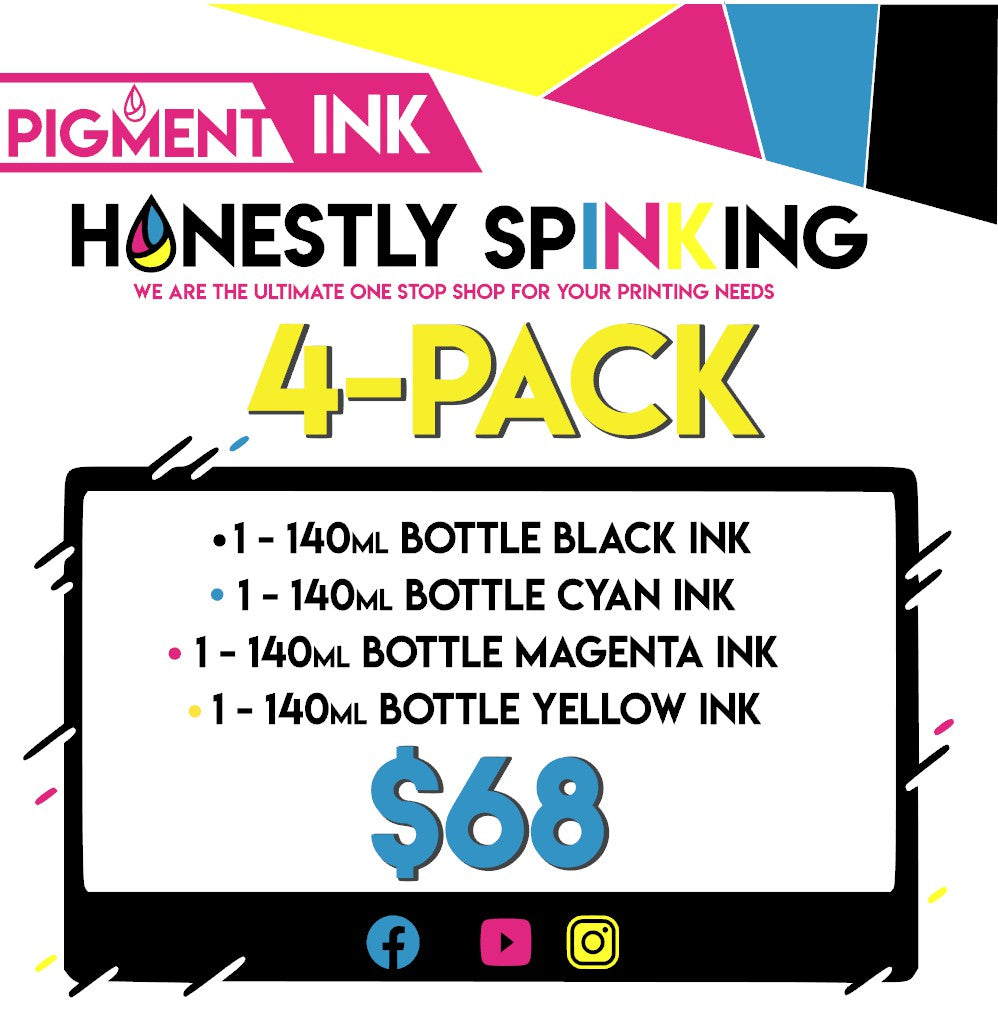 Honestly SpINKing INKcredible Pigment Ink Full Set – HS INK 365
