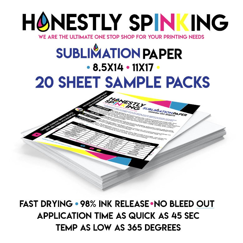 Honestly SpINKing INKcredible TACKY Sublimation Paper Sheets – HS INK 365
