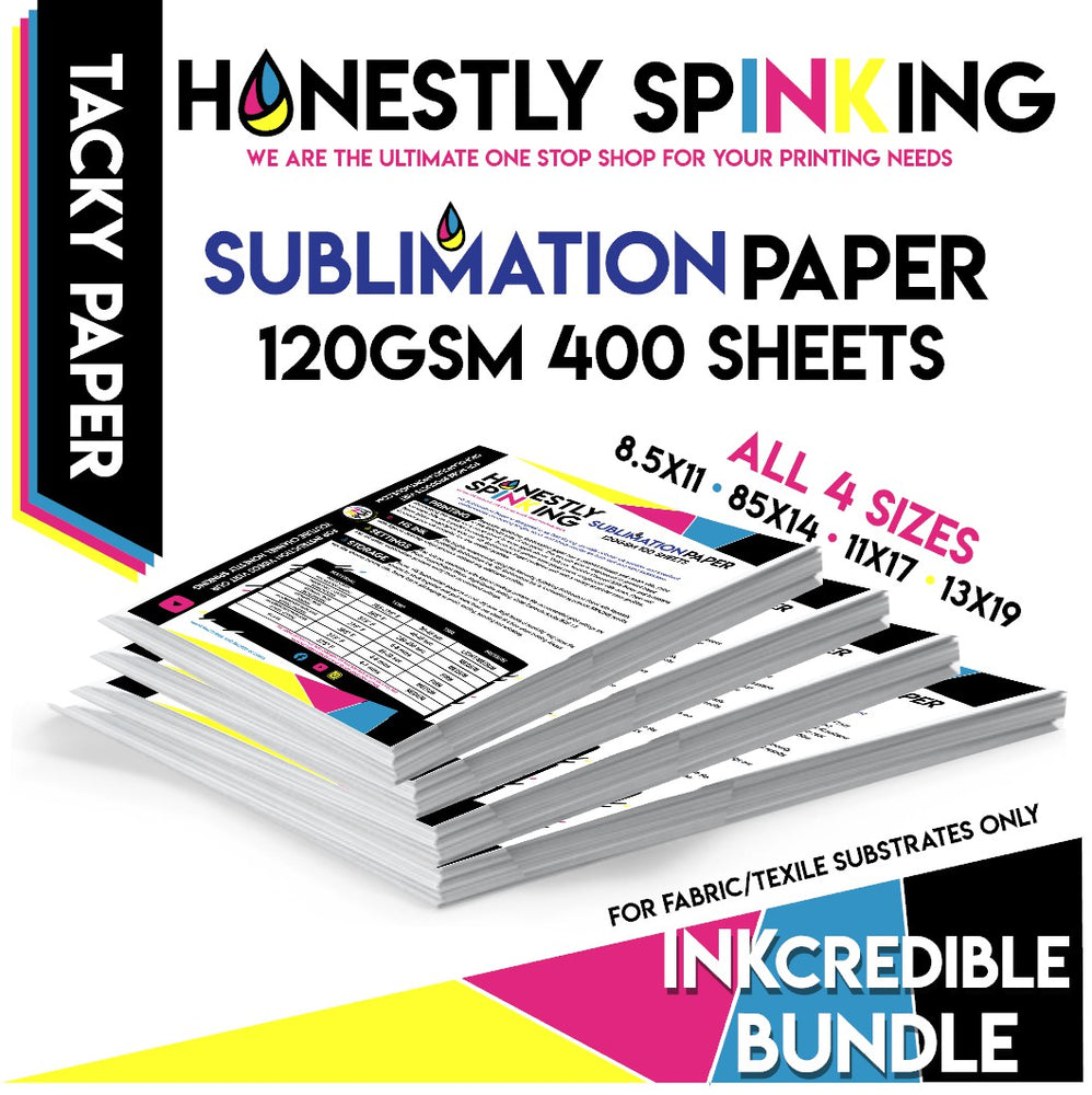 Honestly SpINKing INKcredible TACKY Sublimation Paper Sheets – HS
