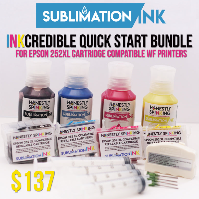 Honestly SpINKing Epson 7720 Epson 7710 Epson 7210 Sublimation Quick Start Kit