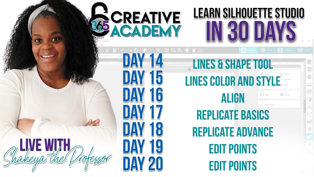 
                  
                    365 Creative Academy Silhouette Studio for Beginners: Learn Silhouette Studio in 30 days
                  
                