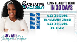 
                  
                    365 Creative Academy Silhouette Studio for Beginners: Learn Silhouette Studio in 30 days
                  
                