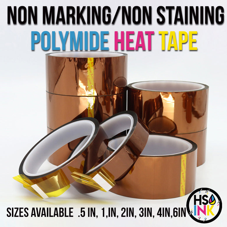 Honestly SpINKing's HS INK  High Temp Polymide Heat Tape