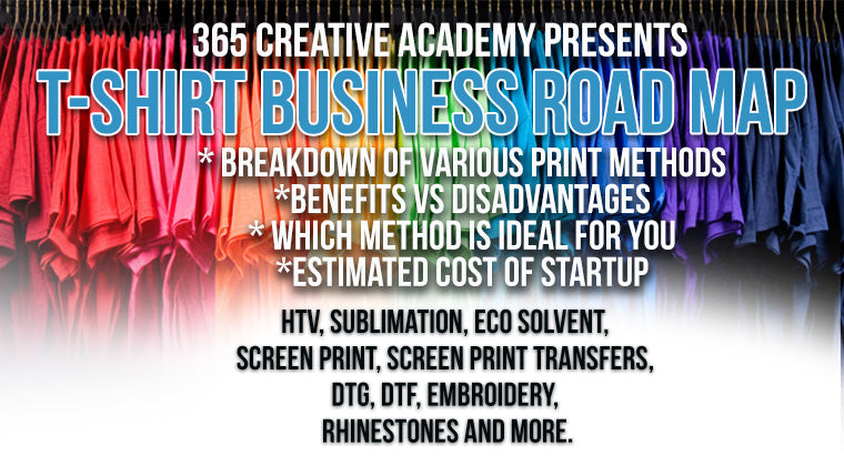 365 Creative Academy T Shirt Business Road Map